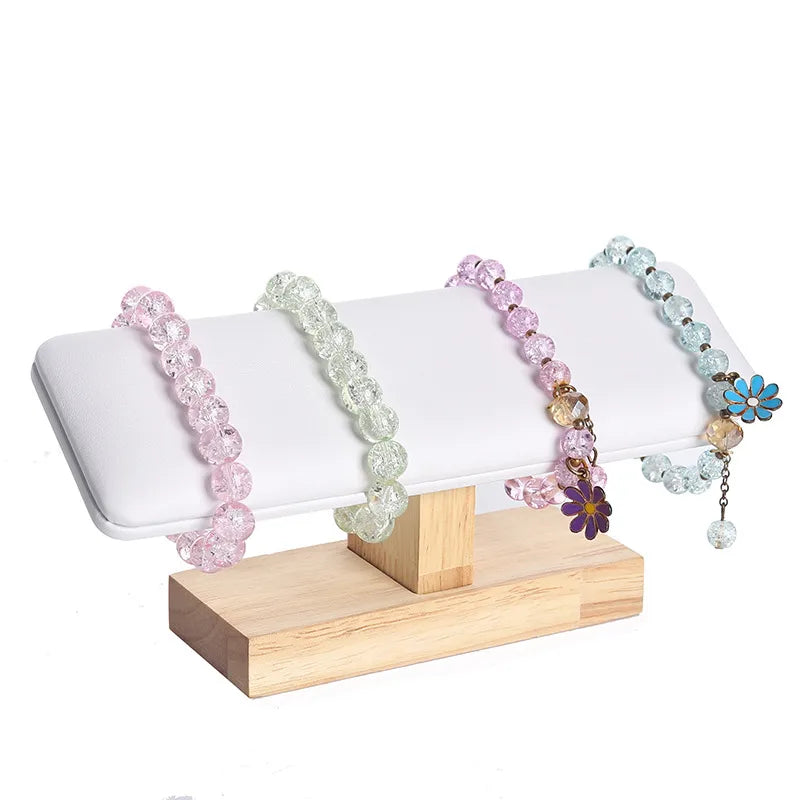Modern Style Classic Style Geometric solid wood Flannel Jewelry Display Jewelry Rack