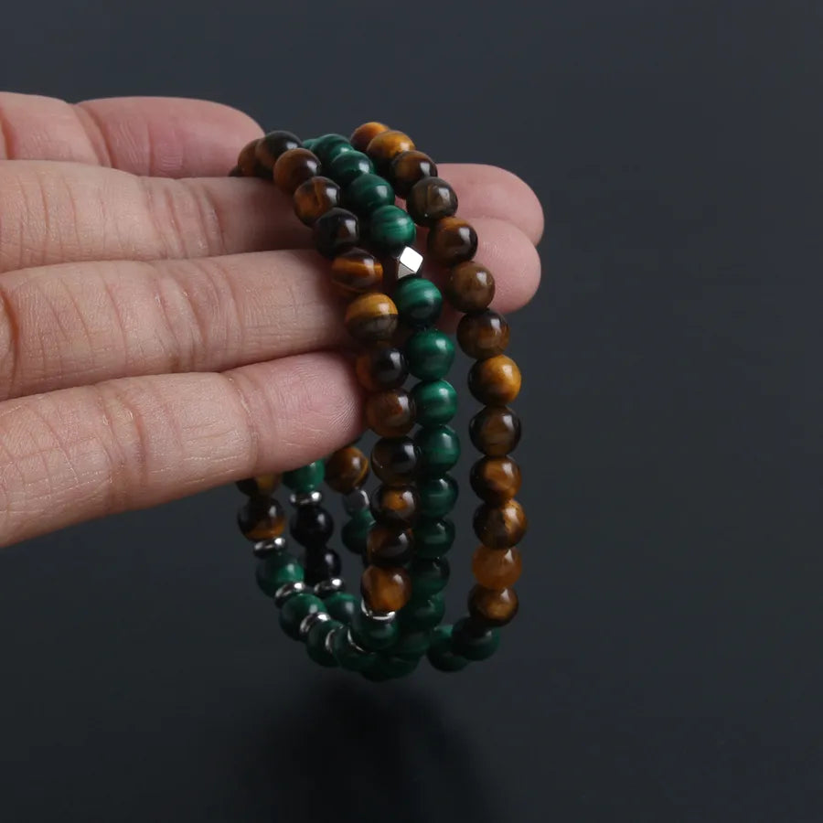 Classic Style Round natural stone Bracelets In Bulk