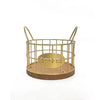 Casual Classical Solid Color Iron Coffee Basket
