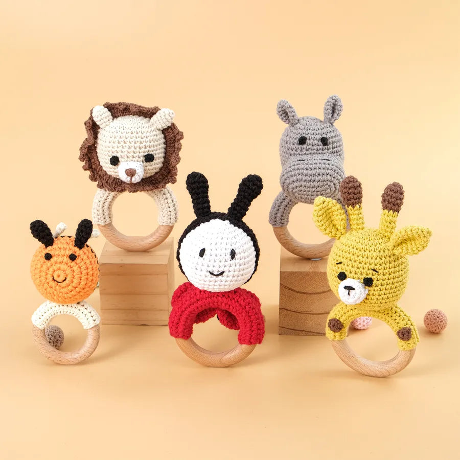 Baby Toys Animal Cloth Wood Toys