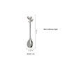 Stainless Steel Leaf Spoon Creative Golden Leaf Coffee Spoon Dessert Spoon Fruit Fork Cake Fork Wholesale Gift Spoon