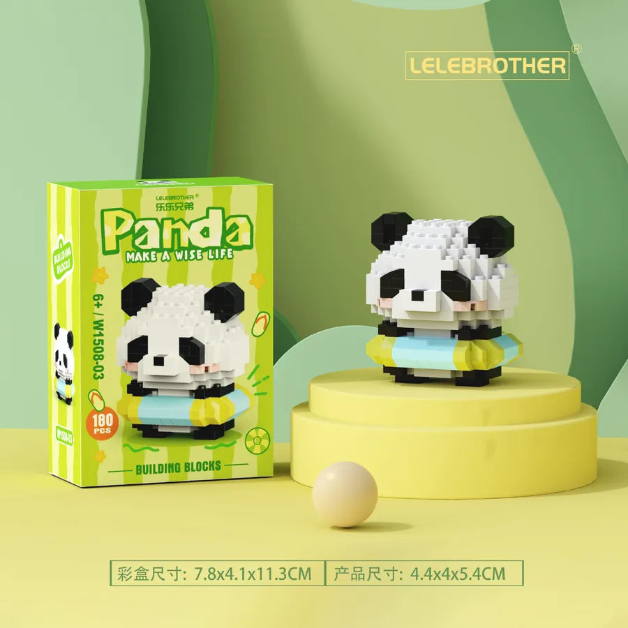 Kids(7-16Years) Children Unisex Panda ABS Building Toys Learning & Education Toys