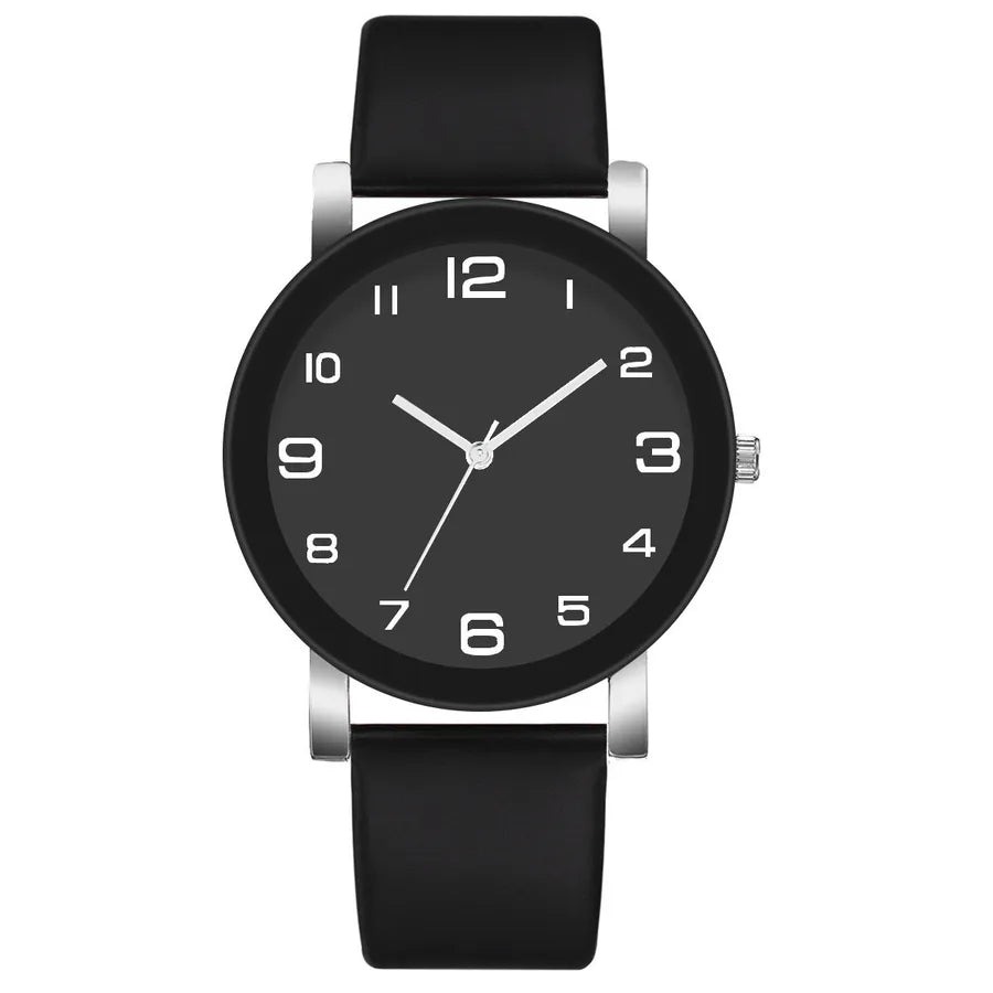 new casual simple digital scale men's watch men's belt quartz men's watch watch  wholesale