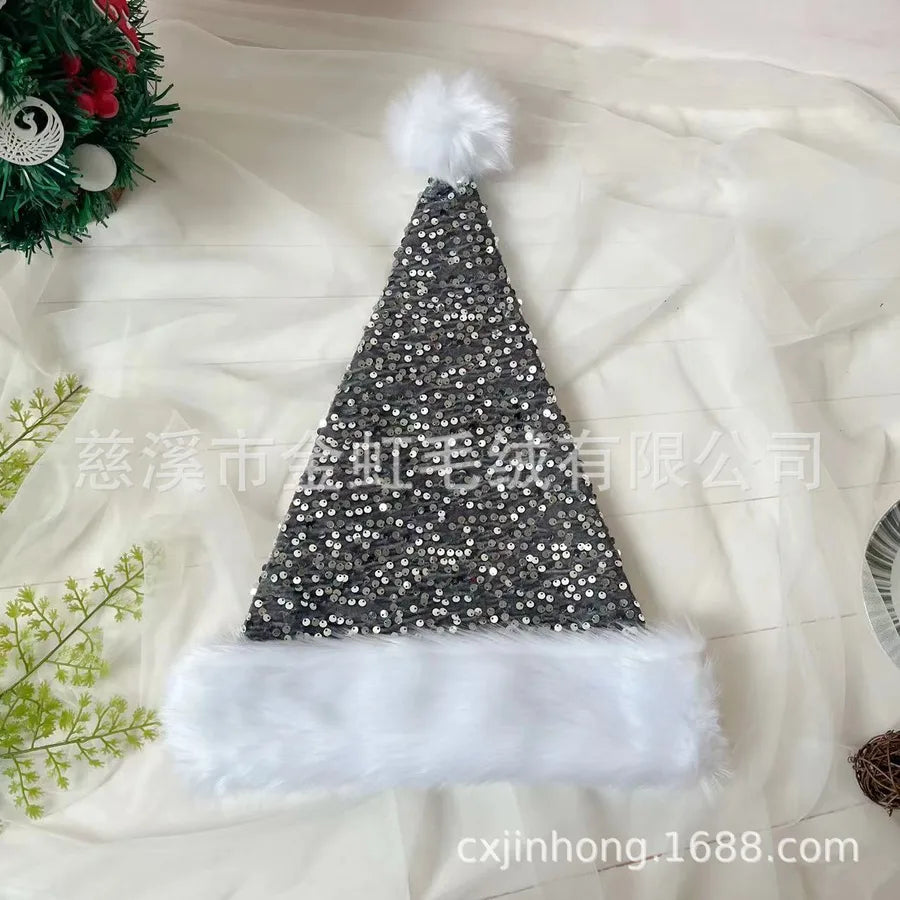 Christmas Basic Simple Style Color Block Nonwoven Party Festival christmas hat