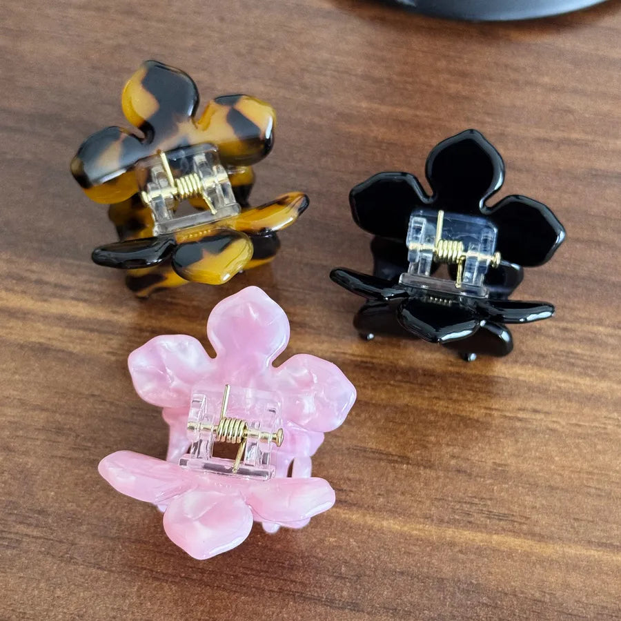 Versatile Acetate Hair Clip Super Fairy Flower Tail Side Bangs Hair Claw High-End Feeling Hair Accessories For Women Casual Style