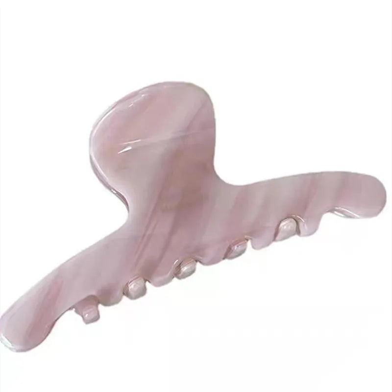 French Gradient Smokey Hair Claw Clip Acetate Half Updo Shark Clamp New  Stylish Hair Accessories Women's Headwear