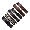 Non-Mainstream Personalized Bracelet Vintage Weave Multi-Layer Six-Piece Bracelet Stall Ornament Wholesale Random Combination