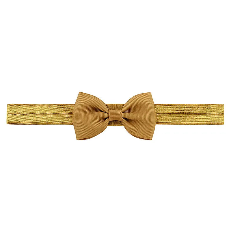 Explosive New Hairband Simple  Kidsren's Multi-color Optional Bow Rib Single Knot Headband  Hot Sale