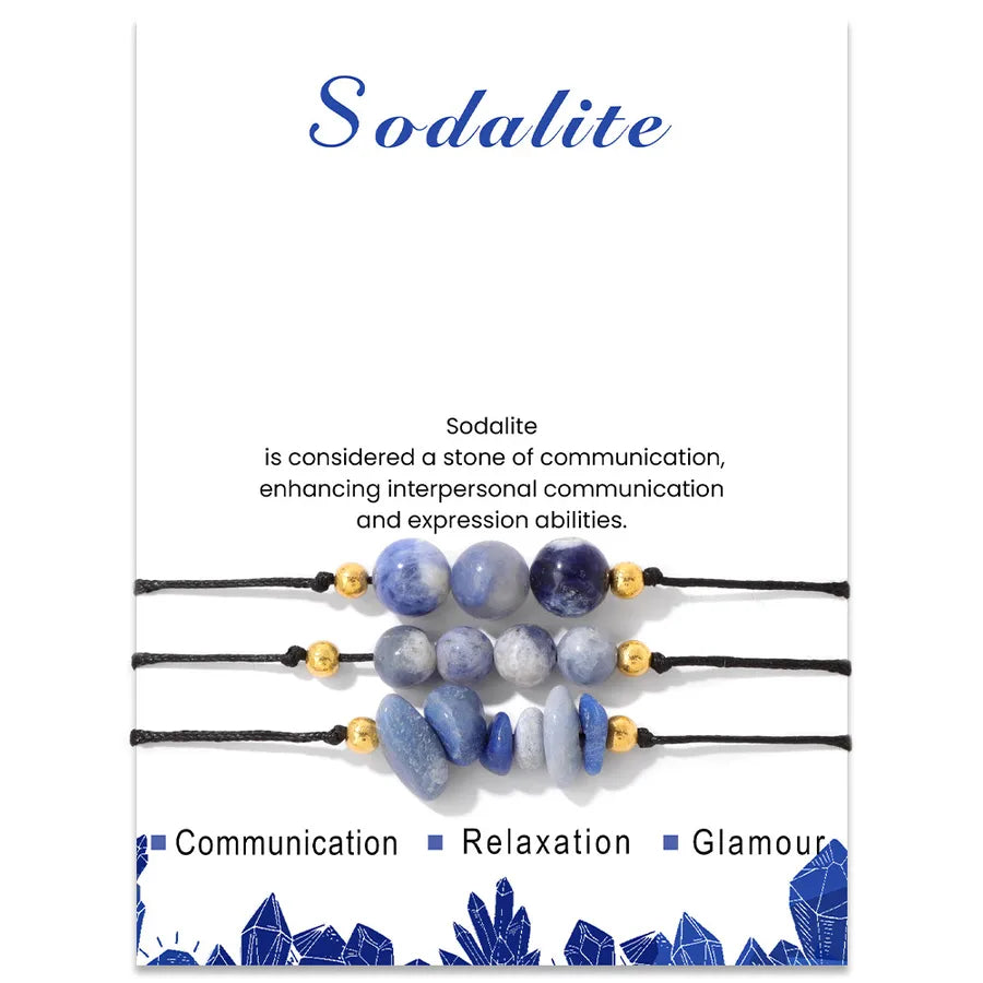 Simple Style Classic Style Round natural stone Bracelets In Bulk