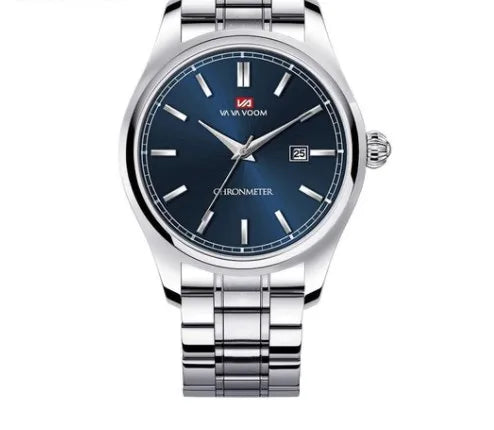 business round double side snaps quartz men's watches