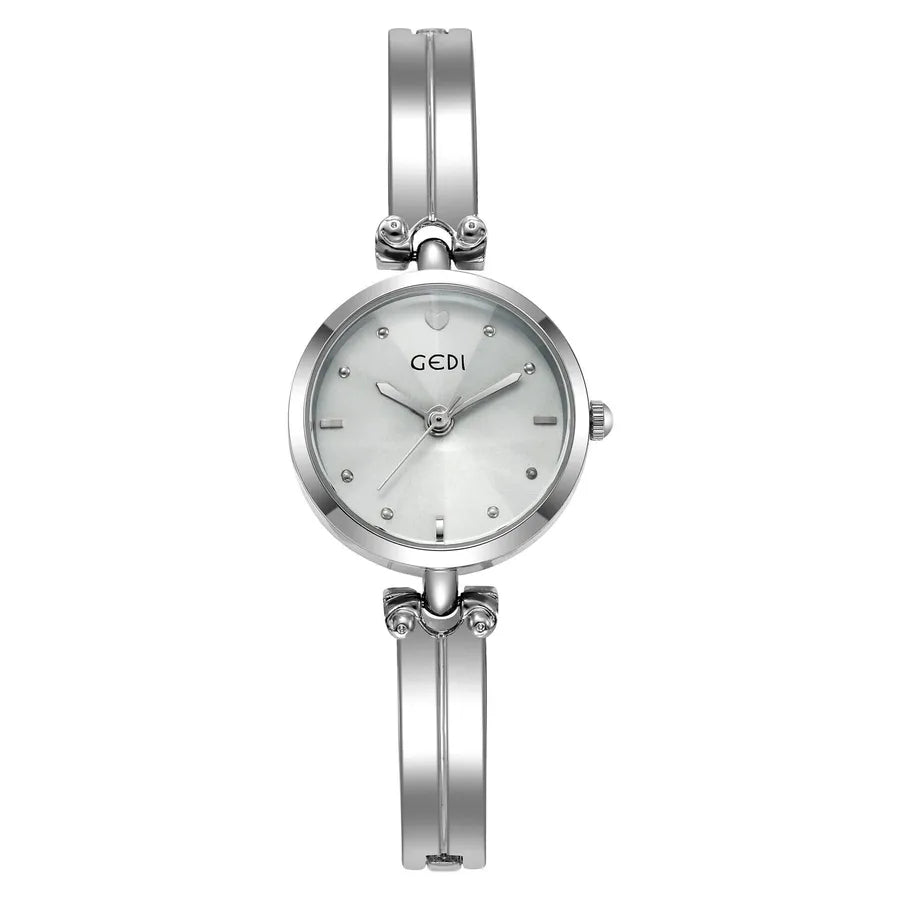 Simple Style Solid Color Jewelry Buckle Quartz Watch Women's Watches