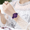 Retro Classic Style Solid Color Jewelry Buckle Quartz Watch