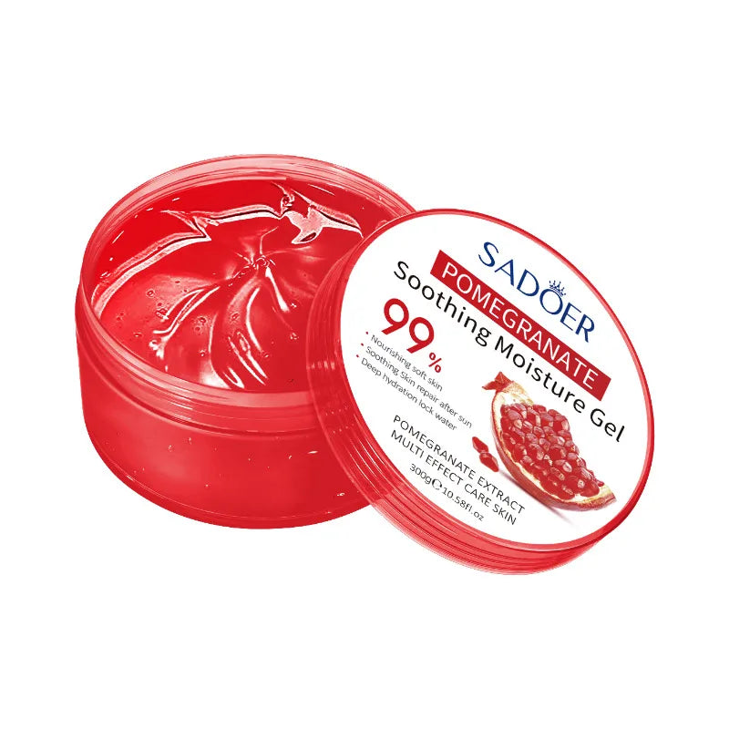 All English packaging SADOER red pomegranate fresh beauty six-piece moisturizing facial skin care series
