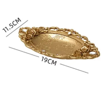 Brown Vintage Jewelry Display Stand Bracelet Necklace Holder Photography Props Ring Tray Ornament Stand Fashion Accessories