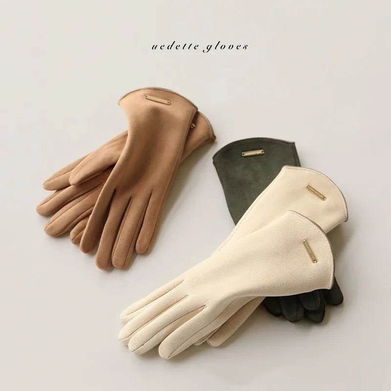 Women's Casual Elegant Simple Style Solid Color Gloves