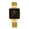 Retro Classic Style Solid Color Buckle Quartz Men's Watches