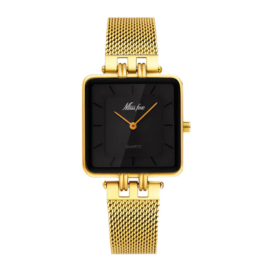 Retro Classic Style Solid Color Buckle Quartz Men's Watches