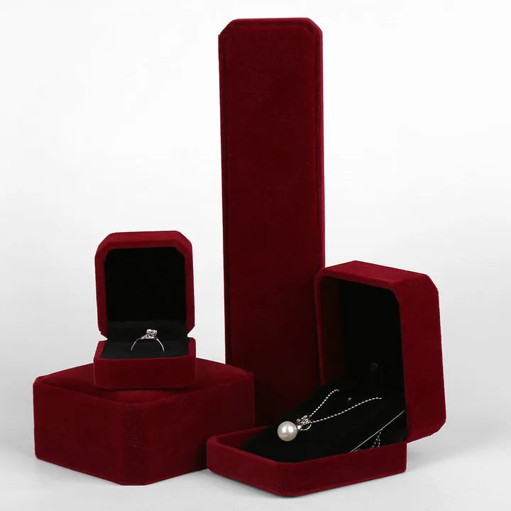 1 Piece Cloth Simple Style Daily Solid Color Jewelry Boxes
