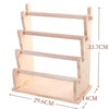 Solid Wood Bracelet Display Stand for Stall Buddha Beads Bracelet Stand Watch Jewelry Display Rack Hair Tie Storage