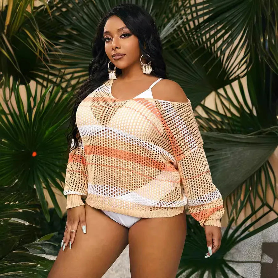 Women's Mesh Casual Elegant Cover Ups