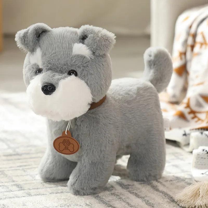 Small Size Teddy Shiba Inu Pomeranian Plush Dolls Realistic Dog Toy Soft PP Cotton Sleeping Companion Dolls For Children