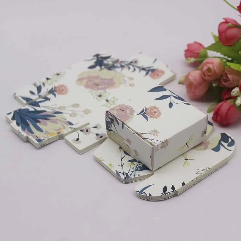 Multicolor Butterfly Handmade Gift Box Black Cow White Jewelry Packaging Thank You Box Elegant Present Container