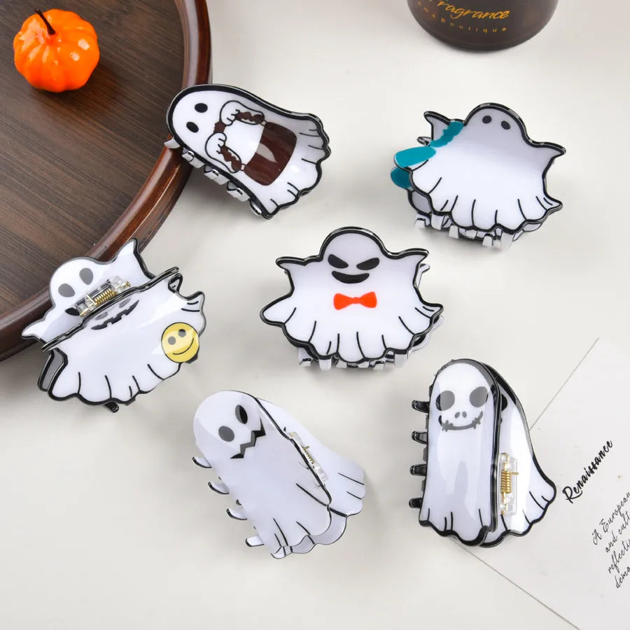 lady halloween pattern pvc hair claws