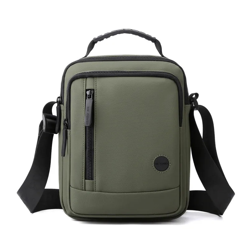 Basic Solid Color Zipper Functional Backpack