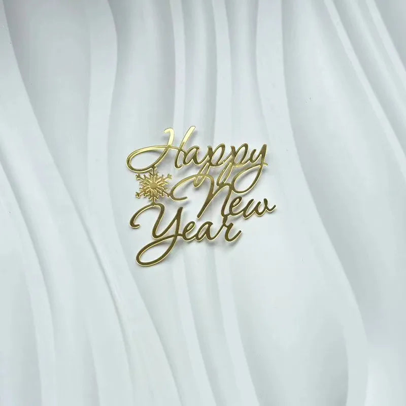Christmas New Year Casual Elegant Lady Letter Plastic Holiday Banquet Selfie Cake Decorating Supplies Party Supplies Cake Decorating Supplies 1 Piece