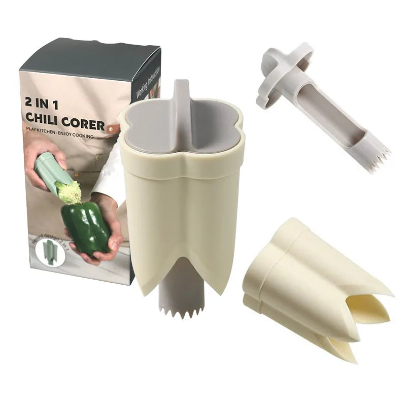 ABS pepper seed remover lantern pepper tiger skin pepper seed remover core remover household seed digging kitchen tools