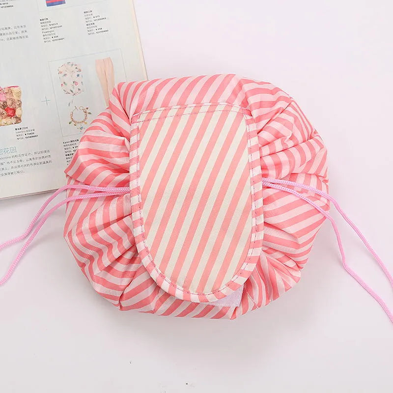 casual stripe flamingo feather oxford cloth travel bags