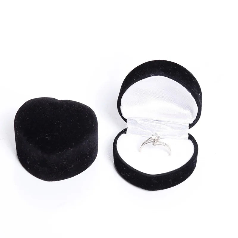 Simple Style Commute Heart Shape Plastic Valentine'S Day Jewelry Boxes