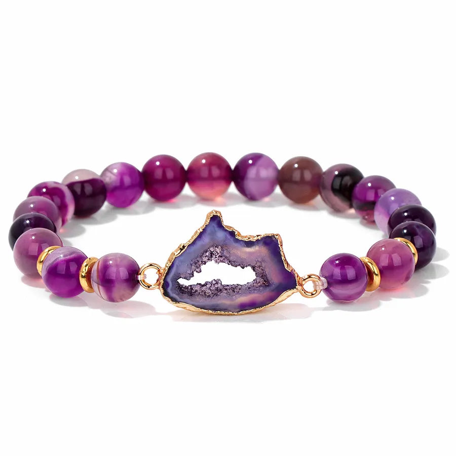 Simple Style Geometric natural stone Bracelets In Bulk