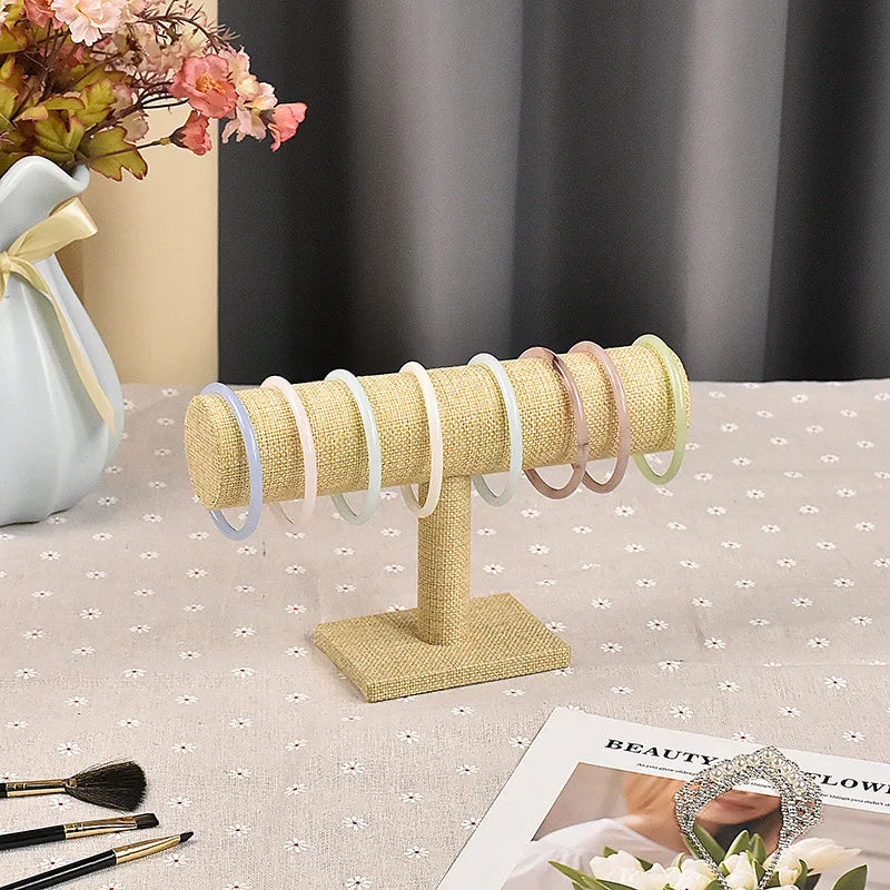 1 Piece Leather Flannel Modern Style Simple Style Solid Color Jewelry Display Jewelry Rack