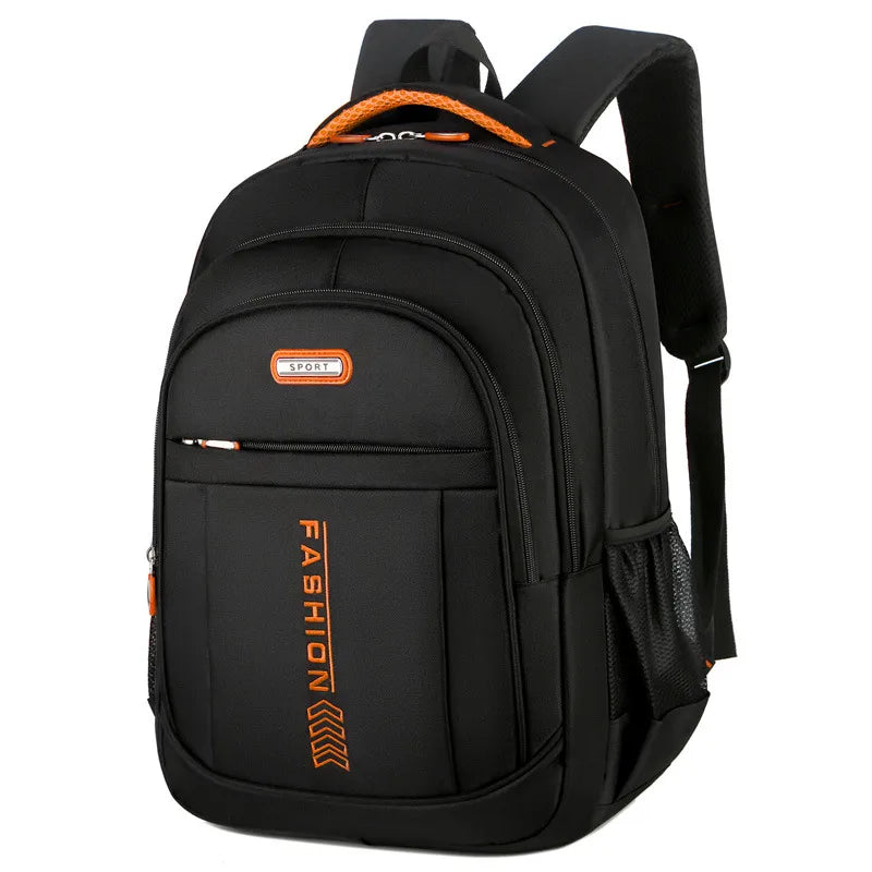 Waterproof 20 inch Solid Color Casual School School Backpack