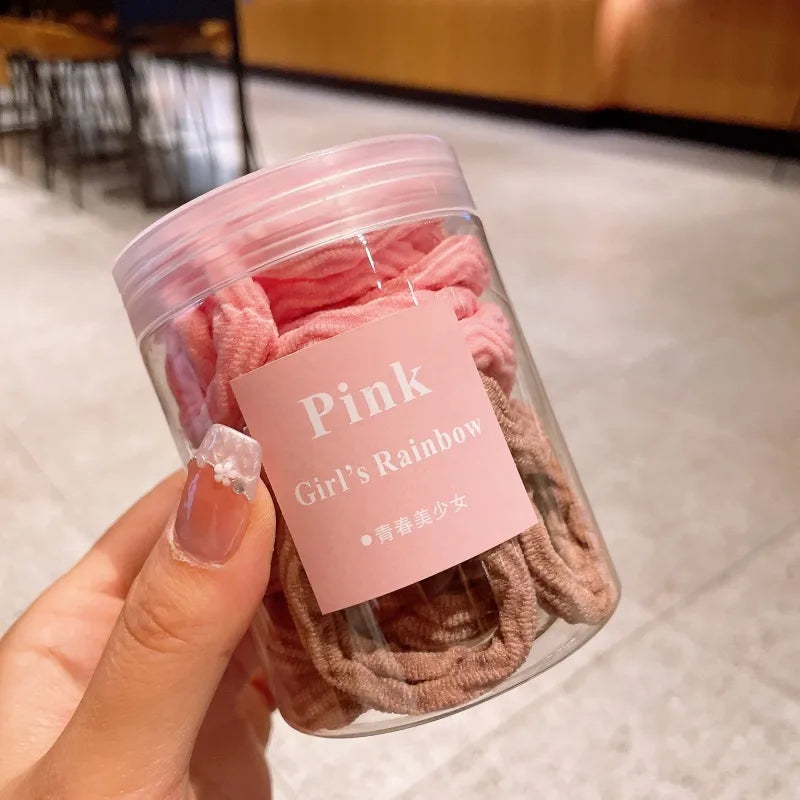 Simple Style Girl'S Stripe Solid Color Cloth Hair Tie