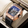 sports gear buckle quartz men's watches