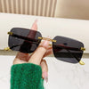 Simple Style Classic Style Color Block Pc Square Full Frame Women's Sunglasses