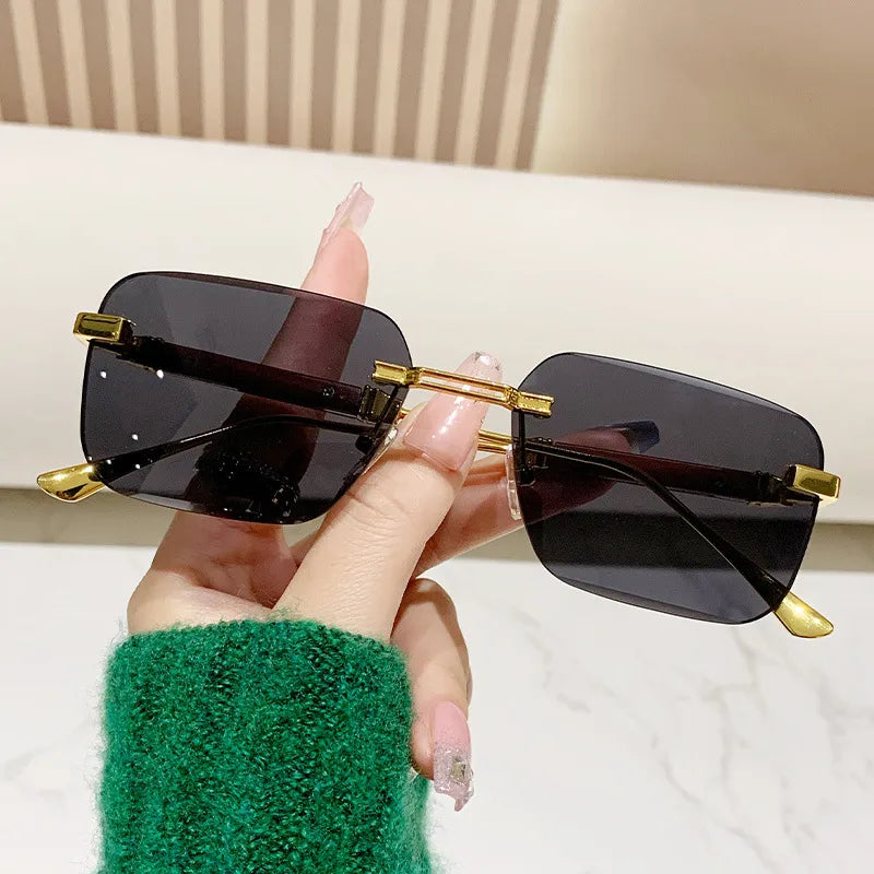 Simple Style Classic Style Color Block Pc Square Full Frame Women's Sunglasses