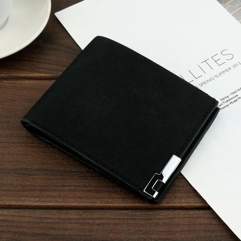 men's short wallet korean leisure large-capacity wallet card holder multi-card ultra-thin clutch