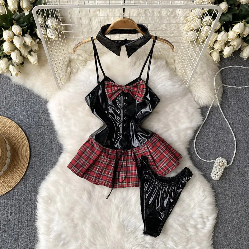 solid color wireless bra strapped busty sexy soft straps bowknot see-through sexy lingerie