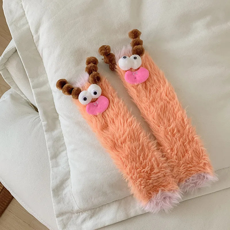 Sweet Women's Cartoon Nylon Ankle Socks A Pair
