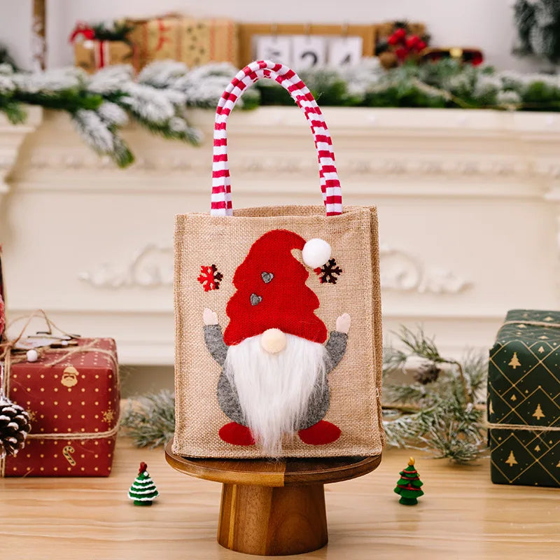 Christmas Retro Rudolf Nonwoven Polyester Party Gift Wrapping Supplies