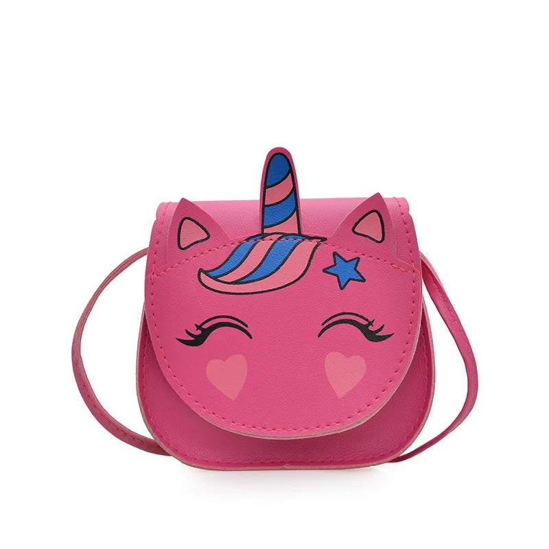 New Children's Small Bag Cartoon Cute  Girl's Shoulder Crossbody Bag Fashion All-match Accessories Coin Purse