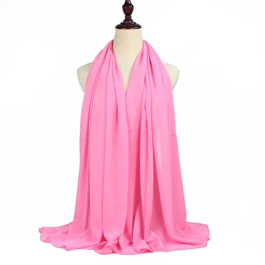 Unisex Basic Simple Style Solid Color Polyester Kerchief