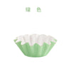 simple style solid color paper cake cups