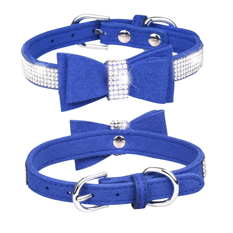 1 Piece All Seasons Simple Style Classic Style Microfiber Solid Color Pet Collar