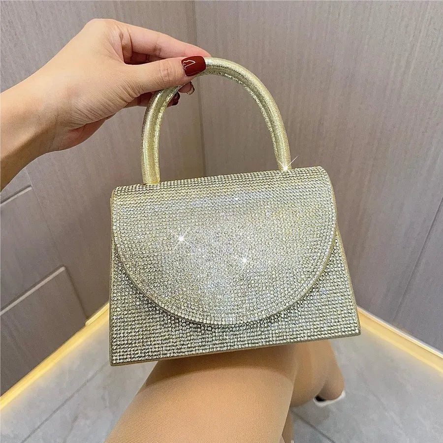 new evening bag   handbag Diamond banquet clutch dress evening bag
