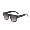 men's fashion geometric pc square sunglasses