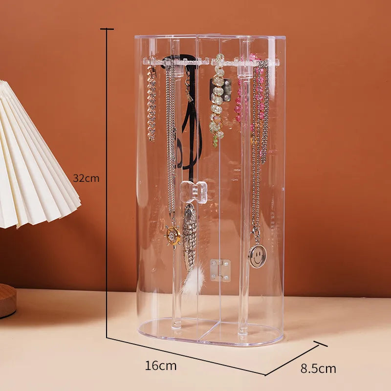 Casual Simple Style Transparent Arylic Jewelry Display